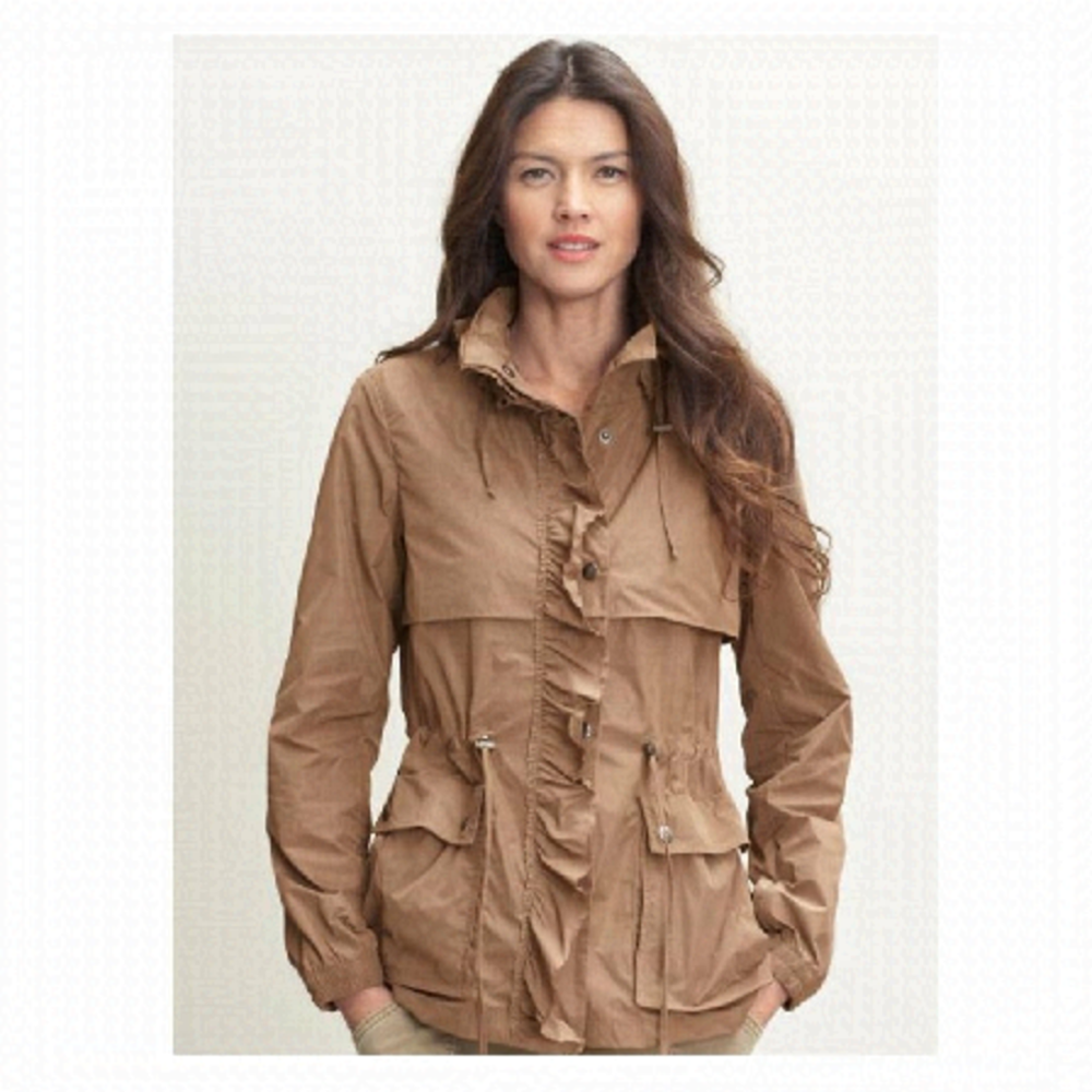 Banana Republic ruffle spring jacket